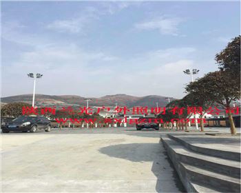 湖北高桿燈-湖北省安康市殯儀館路燈照明工程項目