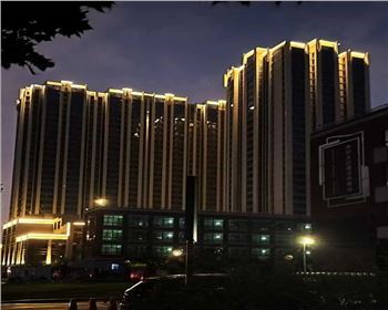 陜西西安蔚來熙語樓體亮化工程